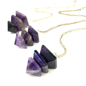 Amethyst Crystal Pendulums
