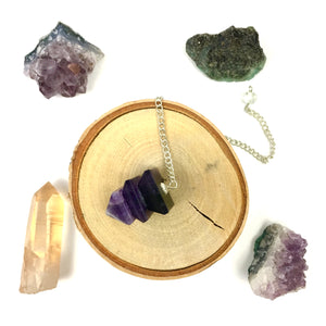 Amethyst Crystal Pendulums