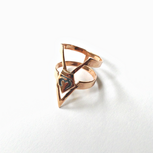 Bronze Root Chakra Ring- Grounding (Slight imperfections)